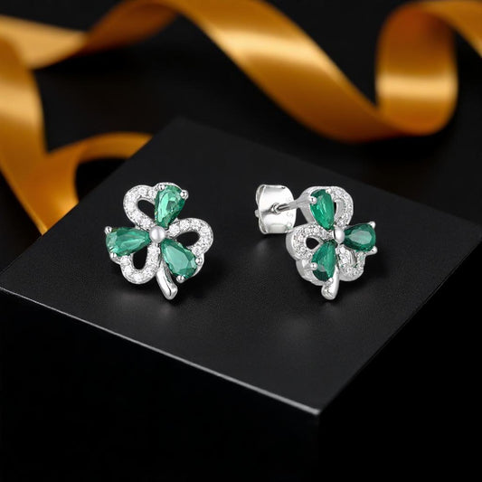 Shamrock Earrings - Stud