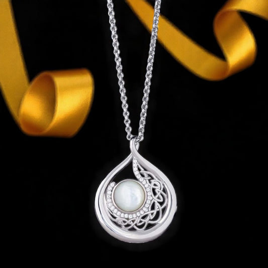 Silver Arian Pendant Teardrop Large