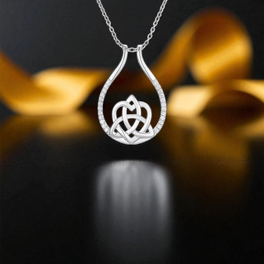 Ring Holder Pendant - Trinity & Heart