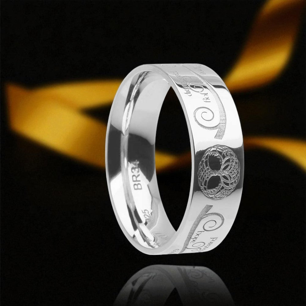 Tree of Life Wide Profile Ring
