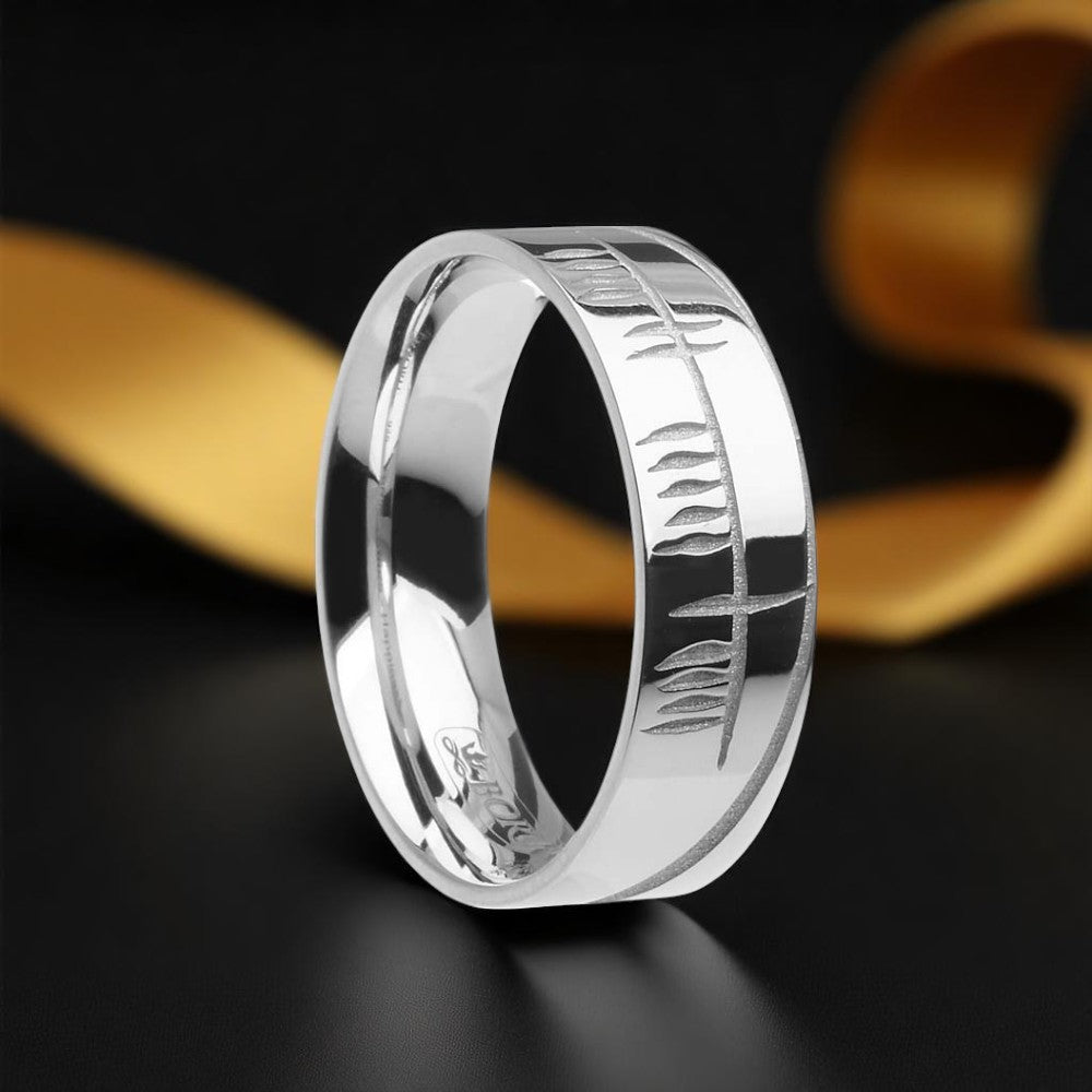 Sonas Ogham Ring - Wide