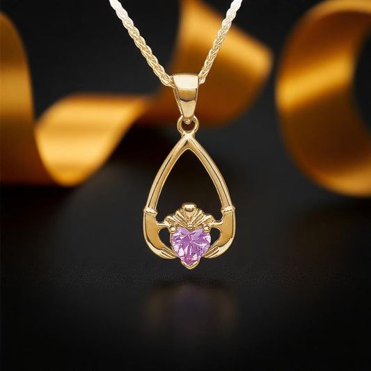 October Pink Tourmaline Pendant