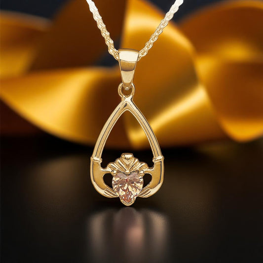 November Citrine Pendant