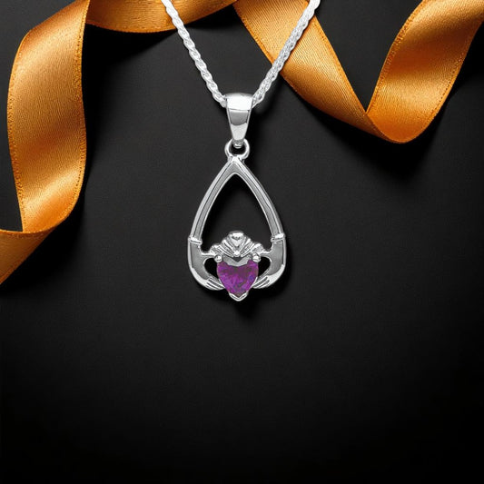 February Amethyst Pendant