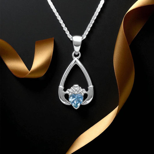 March Aquamarine Pendant