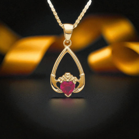 July Ruby Pendant