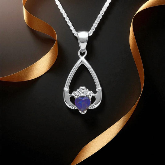 September Sapphire Pendant