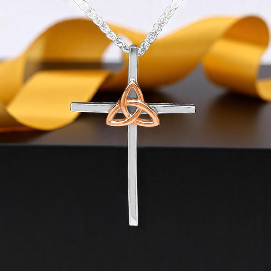 Silver Cross Contemporary Trinity