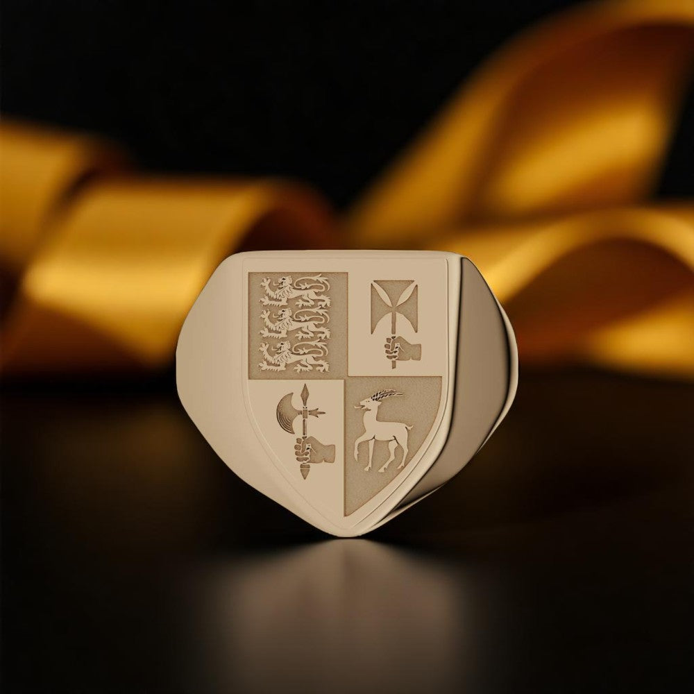Shield Heraldry Ring