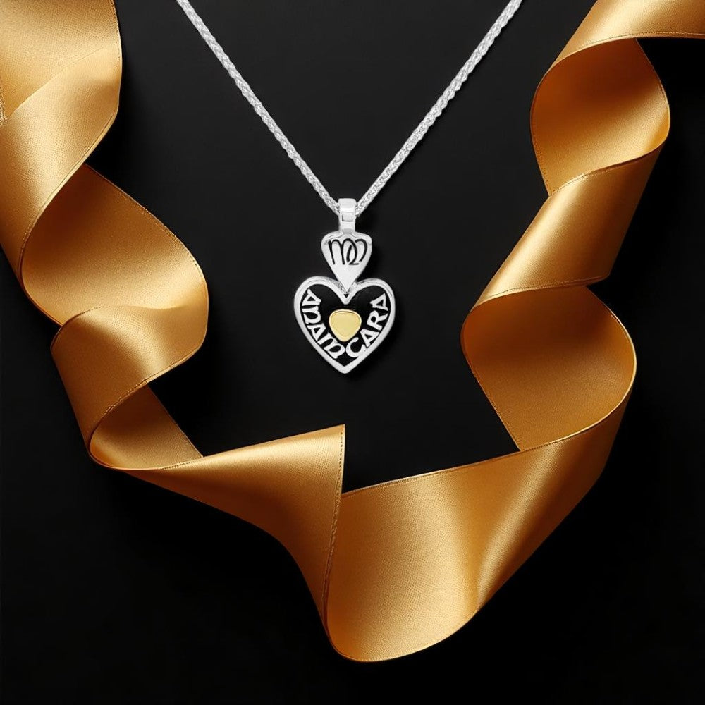 Silver and Gold Mo Anam Cara Pendant