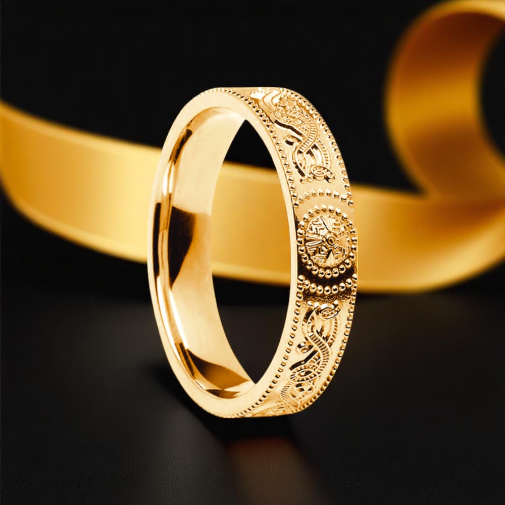Celtic Warrior Ring - Narrow