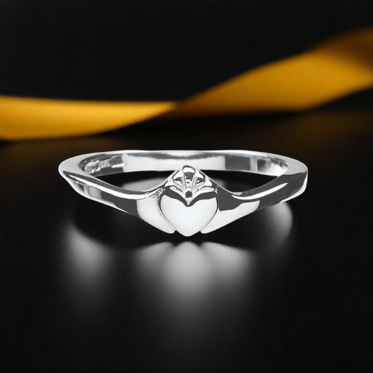 Contemporary Claddagh Ring