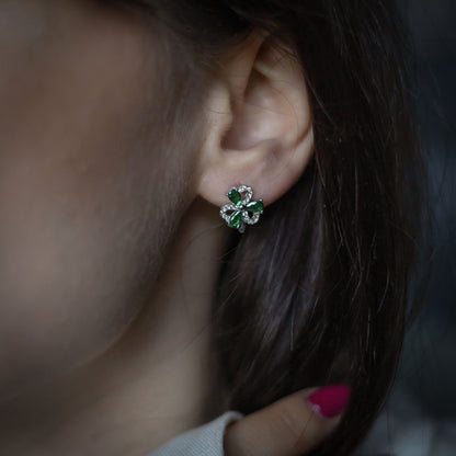 Shamrock Earrings - Stud
