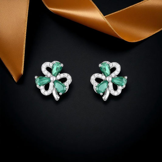 Shamrock Earrings - Stud