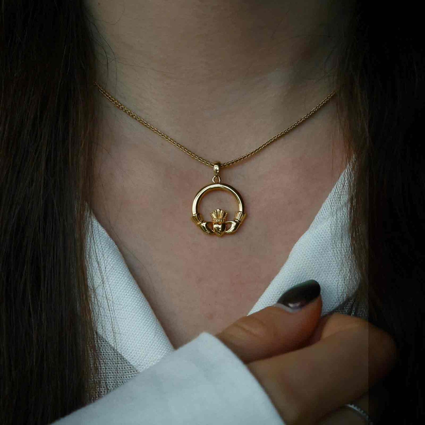 Traditional Claddagh Pendant