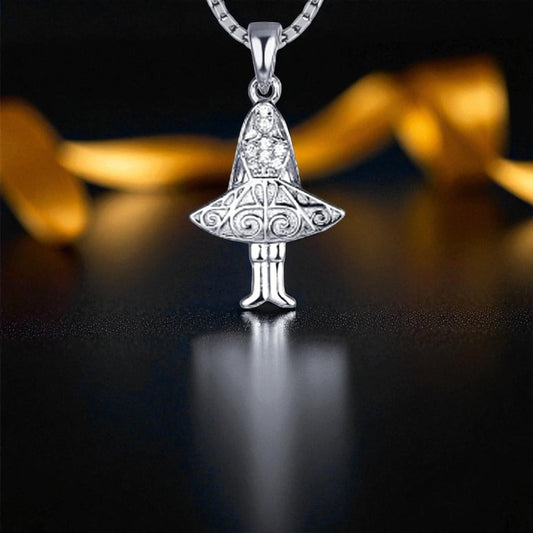 Dancer with Clear Zirconia Stones