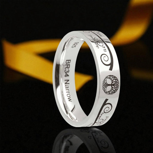 Tree of Life Narrow Ring