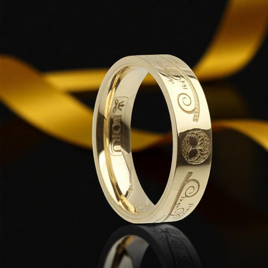 Tree of Life Narrow Ring