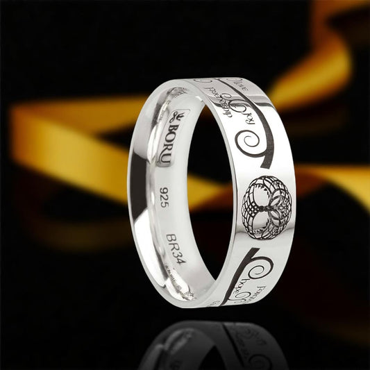 Tree of Life Wide Profile Ring