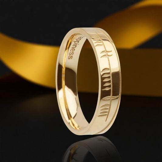 Sonas Ogham Ring -Narrow