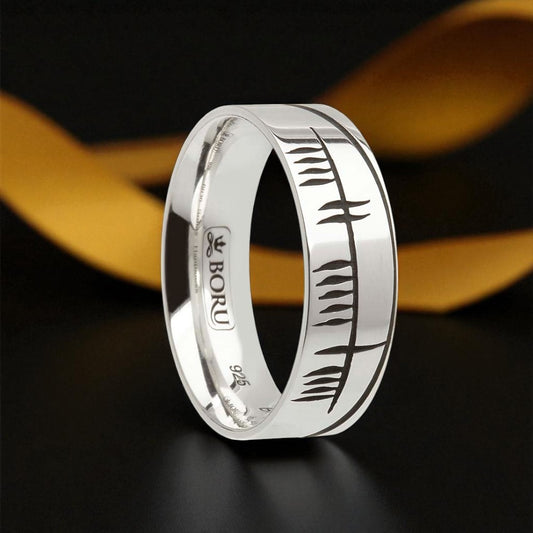 Sonas Ogham Ring - Wide