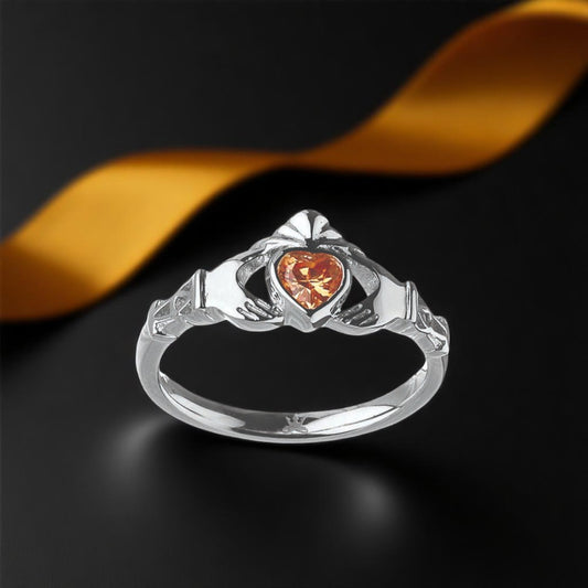 November Citrine Ring