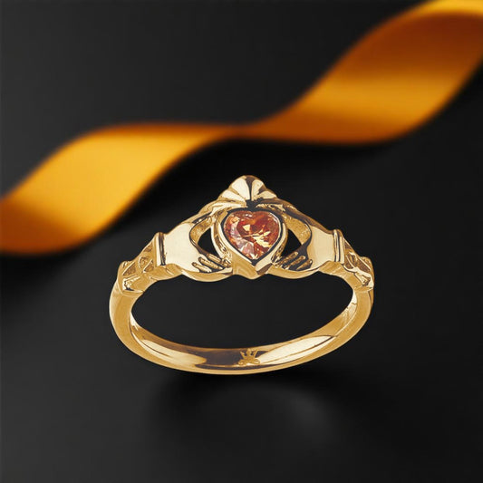 November Citrine Ring