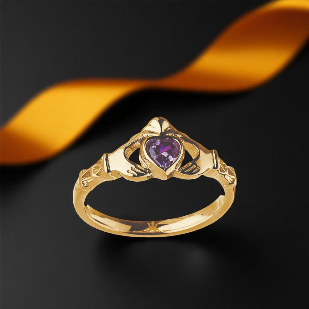 February Amethyst Ring