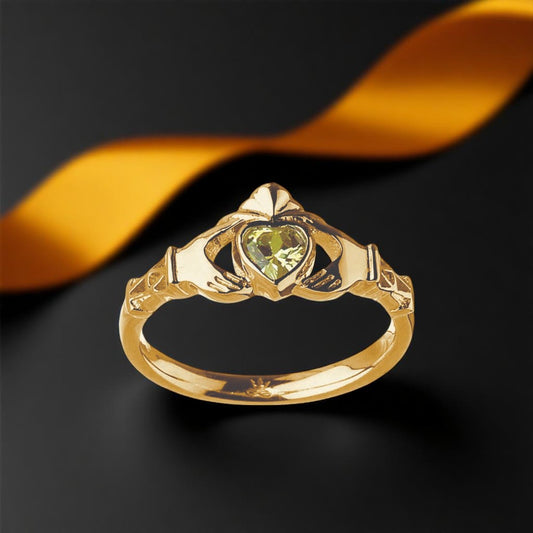 August Peridot Ring
