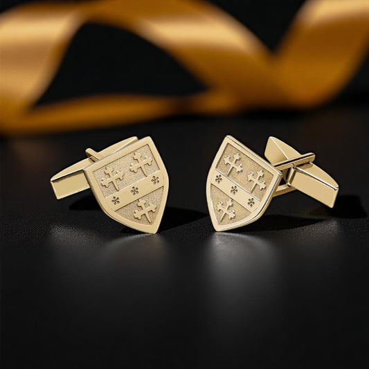 Shield Shape Heraldry Cufflinks