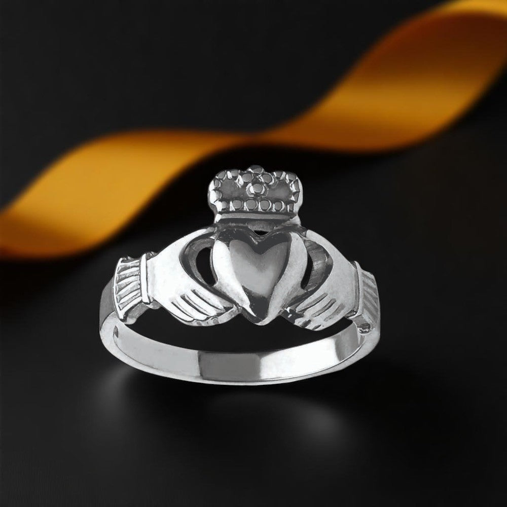 Traditional Heavy Claddagh Ring