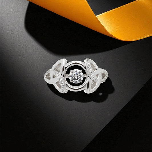 Dancing Stone Trinity Ring