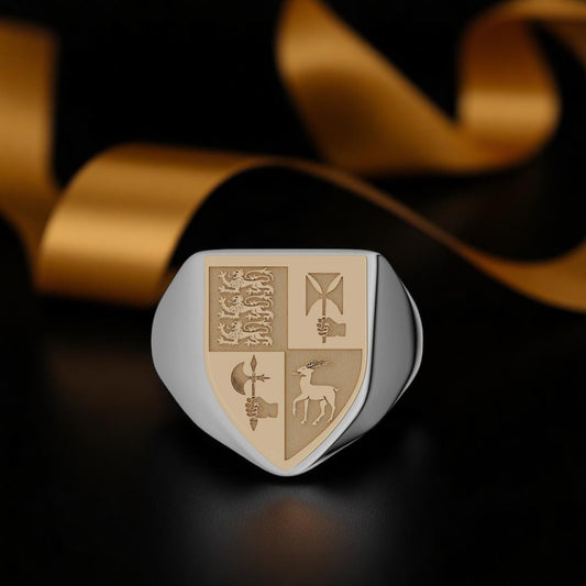 Shield Heraldry Ring