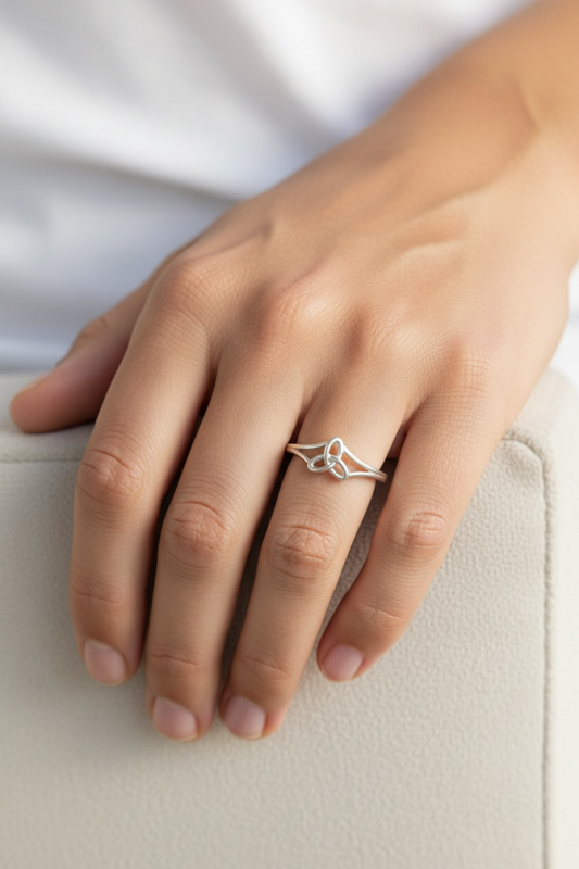 Trinity Wishbone Ring