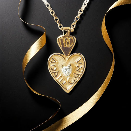 Pendant Mo Anam Cara with CZ