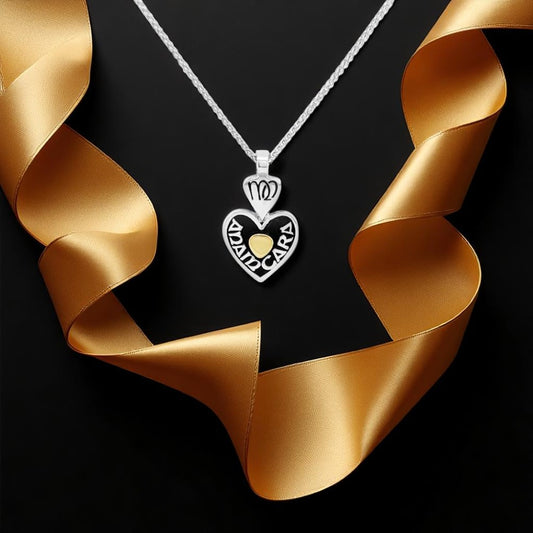 Silver and Gold Mo Anam Cara Pendant