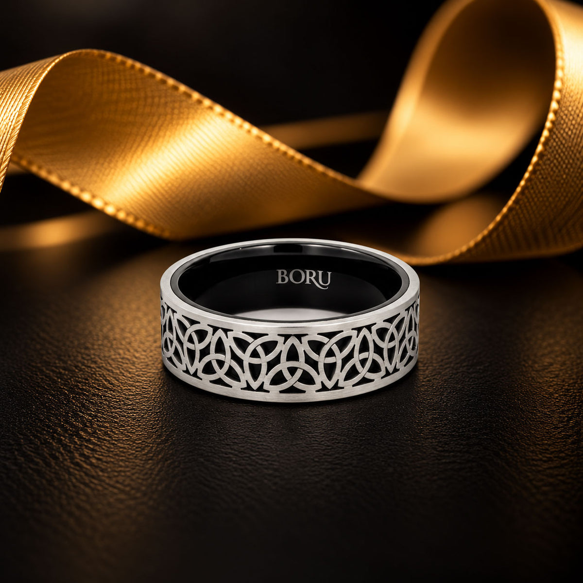 Boru Stainless Steel Trinity with Black Ceramic