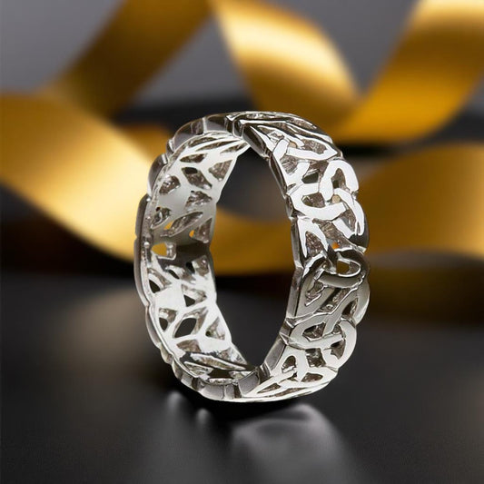 Trinity Knot Filagree Wedding Ring