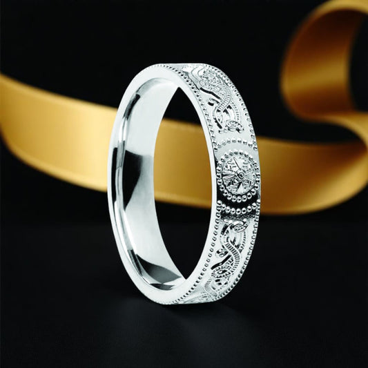 Celtic Warrior Ring - Narrow