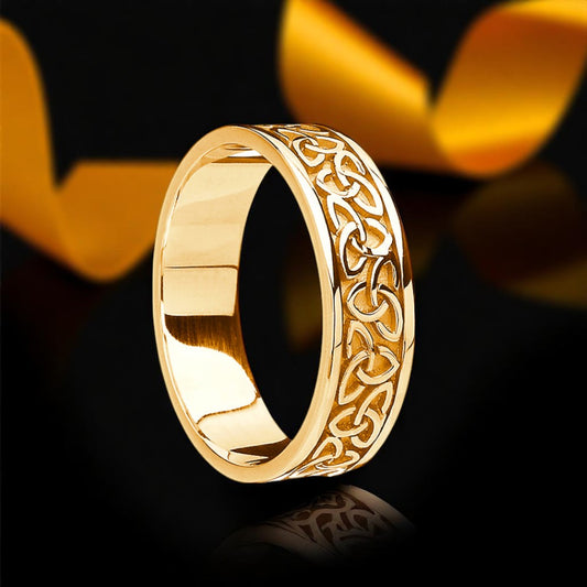 Solid Trinity Knot Ring