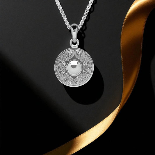 Celtic Warrior Pendant Small Disc