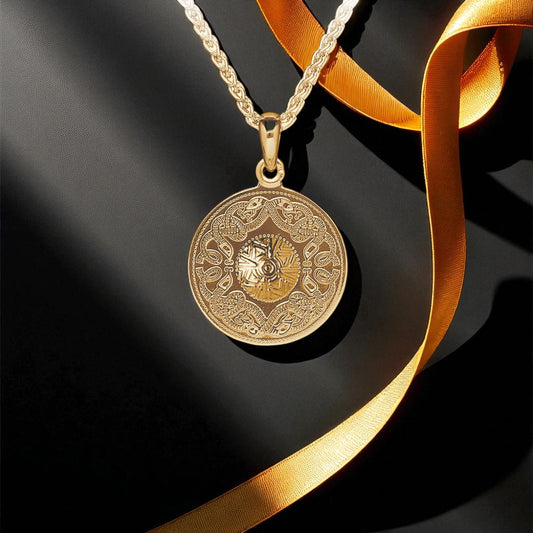 Celtic Warrior Medium Disc Pendant
