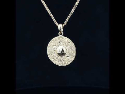 Celtic Warrior Medium Disc Pendant